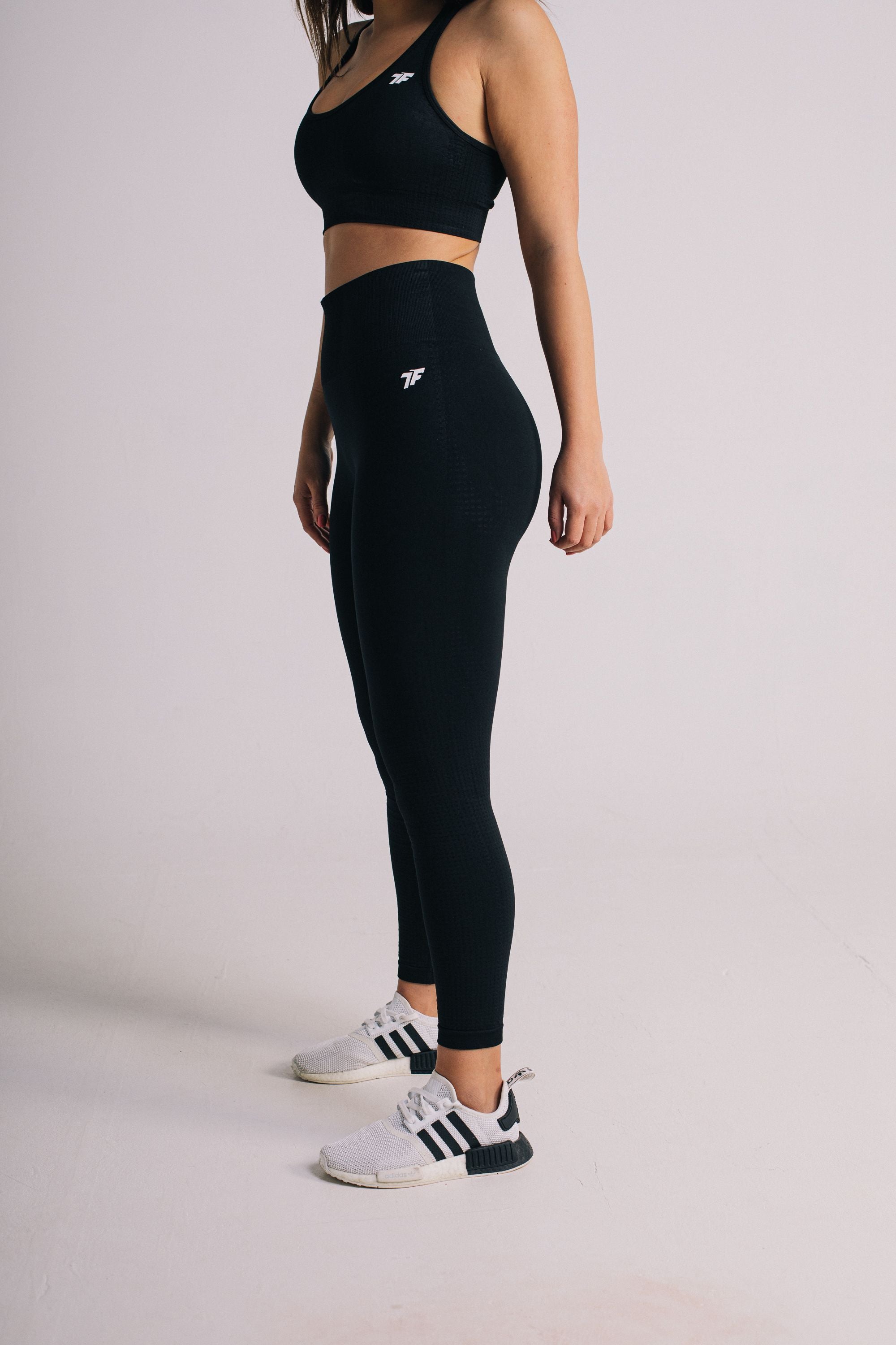 Jet black leggings sale