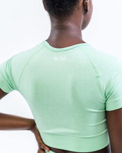 Load image into Gallery viewer, A photo of woman wearing True Form Mint Top for Gym Wear
