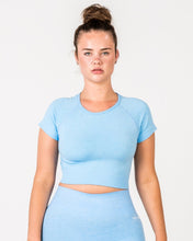 Load image into Gallery viewer, True Form Gym Sky Blue Crop Top
