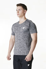 Load image into Gallery viewer, Charcoal muscle fit gym tshirt for men by true form uk
