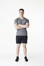 Load image into Gallery viewer, Charcoal muscle fit gym tshirt for men
