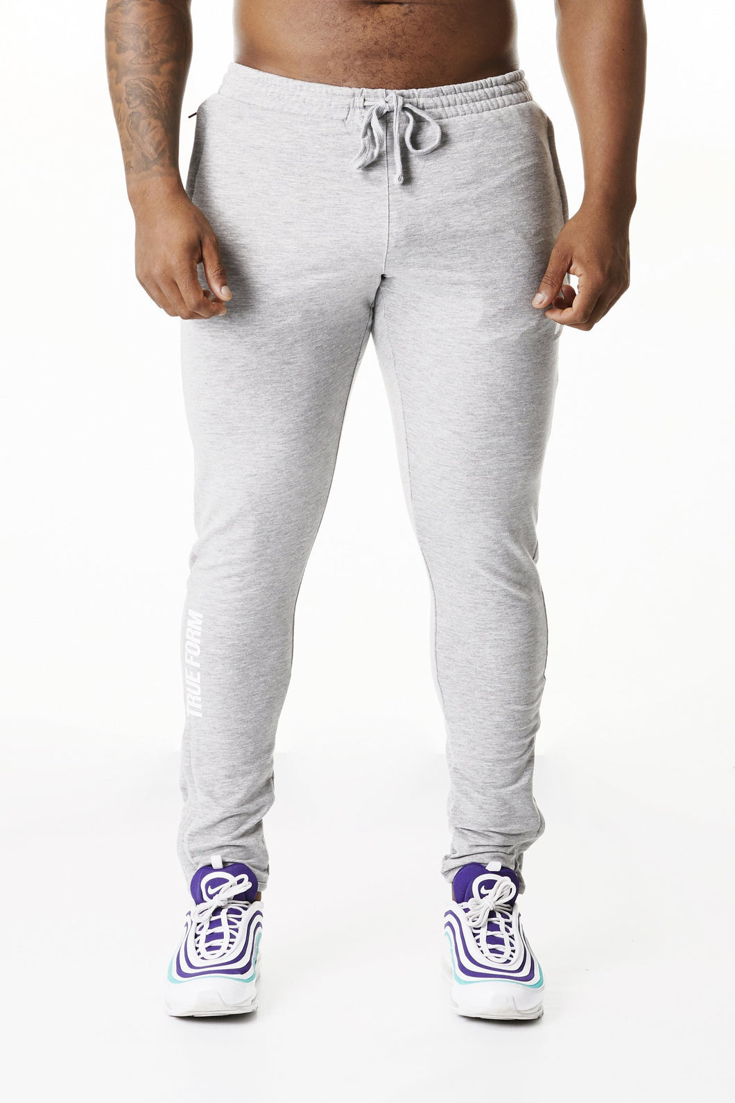 Mens Tapered Statement Joggers for gym wear by true form uk