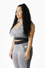 Load image into Gallery viewer, Side photo of woman wearing Sculpt Sports bra for gym in UK
