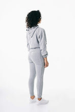 Load image into Gallery viewer, Womens Grey Oversized Crop Lounge Hoodie True Form UK
