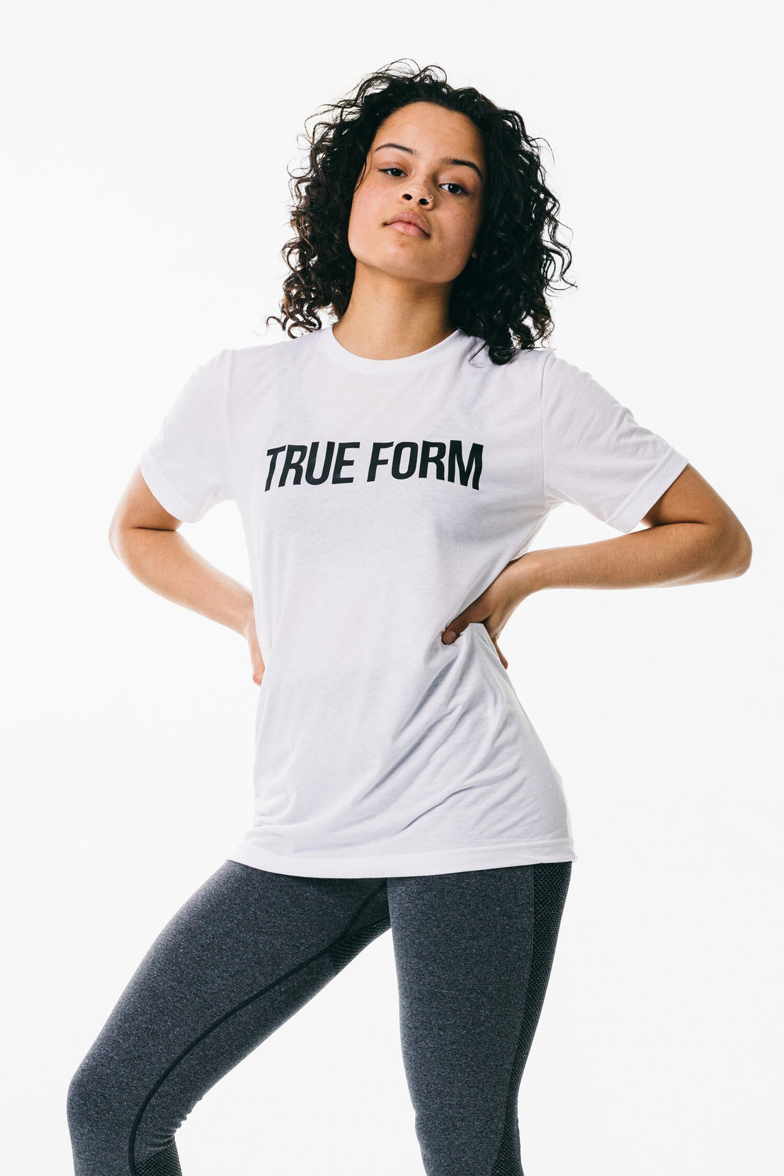 Unisex White T-Shirt of Statement Clothing Collection True Form UK