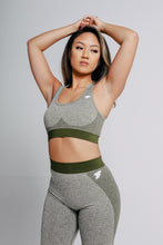 Load image into Gallery viewer, True Form Olive Sculpt Sports Bra for Gym Wear in UK
