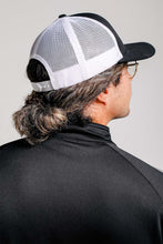Load image into Gallery viewer, Black and White Snapback, headwear accessories.
