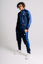 Load image into Gallery viewer, Navy Royal Blue Gym Tracksuit bottom for Men by True Form UK
