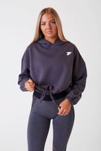 Load image into Gallery viewer, True From UK Women&#39;s Charcoal Oversized Hoodie for Gym
